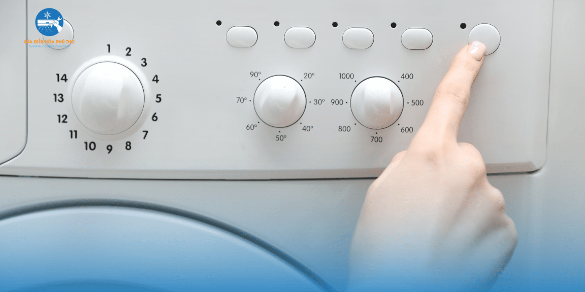 sửa máy giặt bị liệt phím bấm